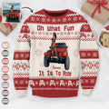 Personalized Ugly Christmas Sweater Fun Ride Gift for Family Ugly Sweater GradoCreations