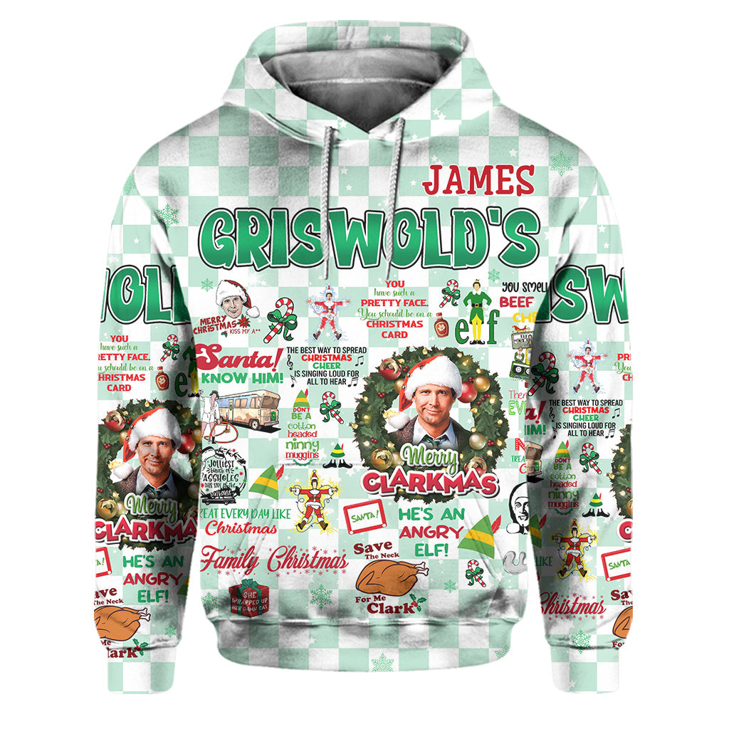 Personalized Christmas Movie Hoodie and Sweatpants Set for Family | Custom Gift Hoodie & Sweatpants GradoCreations