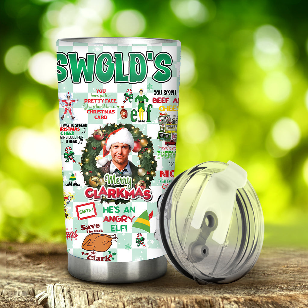 Personalized Christmas Movie Tumbler Custom Drinkware Gift Tumbler GradoCreations
