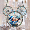 Personalized Mouse Couple Window Hanging Suncatcher Gift Window Hanging Suncatcher Ornament GradoCreations