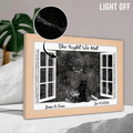 Personalized Night Star Map Light Photo Frame for Couples Light Photo Frame GradoCreations