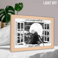 Personalized Light Photo Frame Custom Couple Gift for Anniversary Light Photo Frame GradoCreations