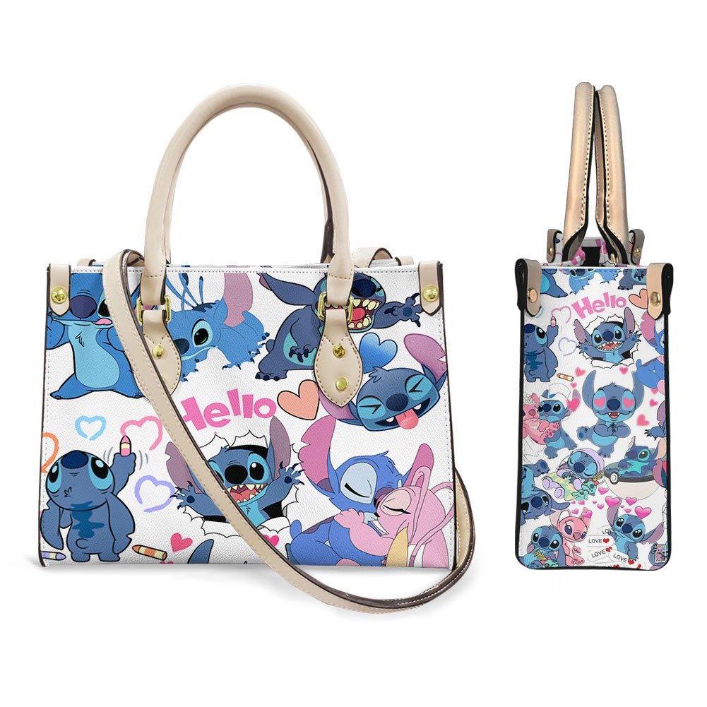 Personalized Ohana Leather Handbag Unique Gift for Her Leather Handbag GradoCreations