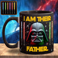 Personalized Star Wars Accent Mug Custom Name for Dad Accent Mug GradoCreations