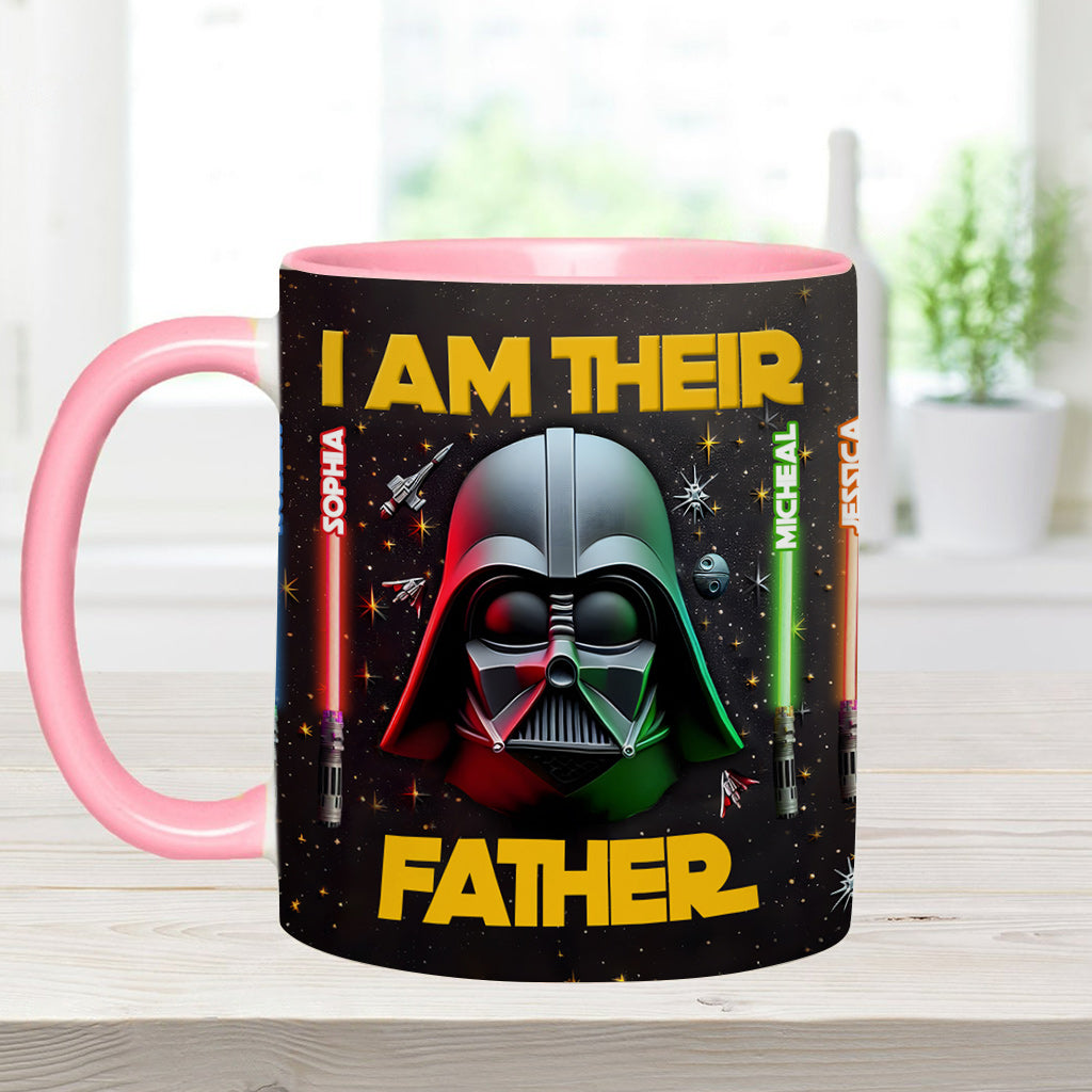 Personalized Star Wars Accent Mug Custom Name for Dad Accent Mug GradoCreations