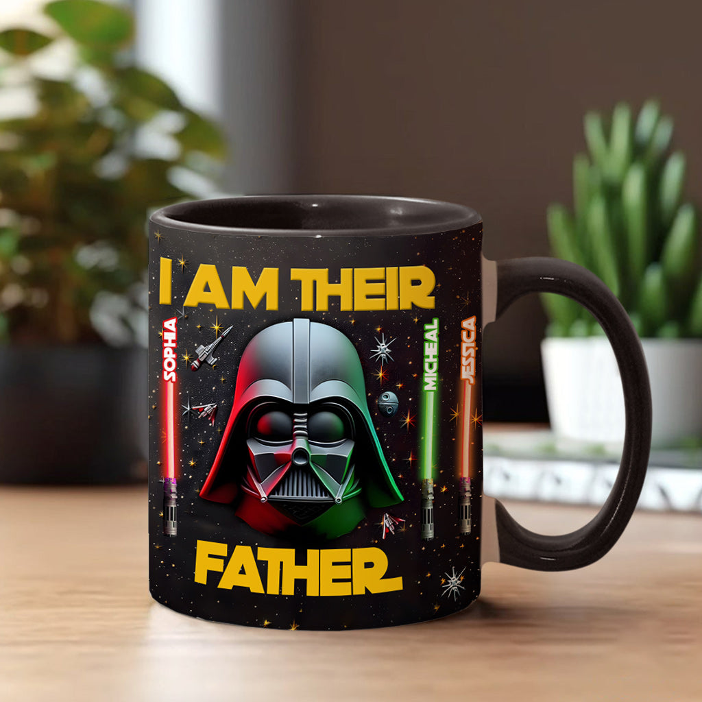 Personalized Star Wars Accent Mug Custom Name for Dad Accent Mug GradoCreations