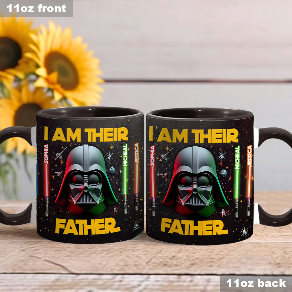 Personalized Star Wars Accent Mug Custom Name for Dad Accent Mug GradoCreations
