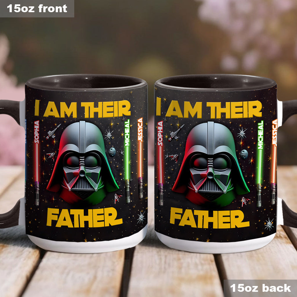 Personalized Star Wars Accent Mug Custom Name for Dad Accent Mug GradoCreations