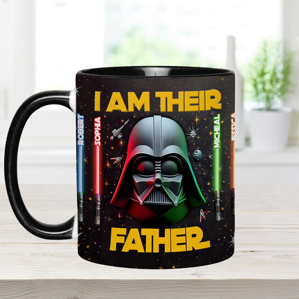 Personalized Star Wars Accent Mug Custom Name for Dad Accent Mug GradoCreations