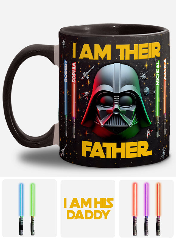 Personalized Star Wars Accent Mug Custom Name for Dad Accent Mug GradoCreations