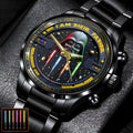 Personalized Star Wars Hand Watch Custom Names Gift for Dad Hand Watch GradoCreations