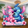 Personalized Freestanding Ohana Decor Gift for Family 1 Layered Big Freestanding GradoCreations