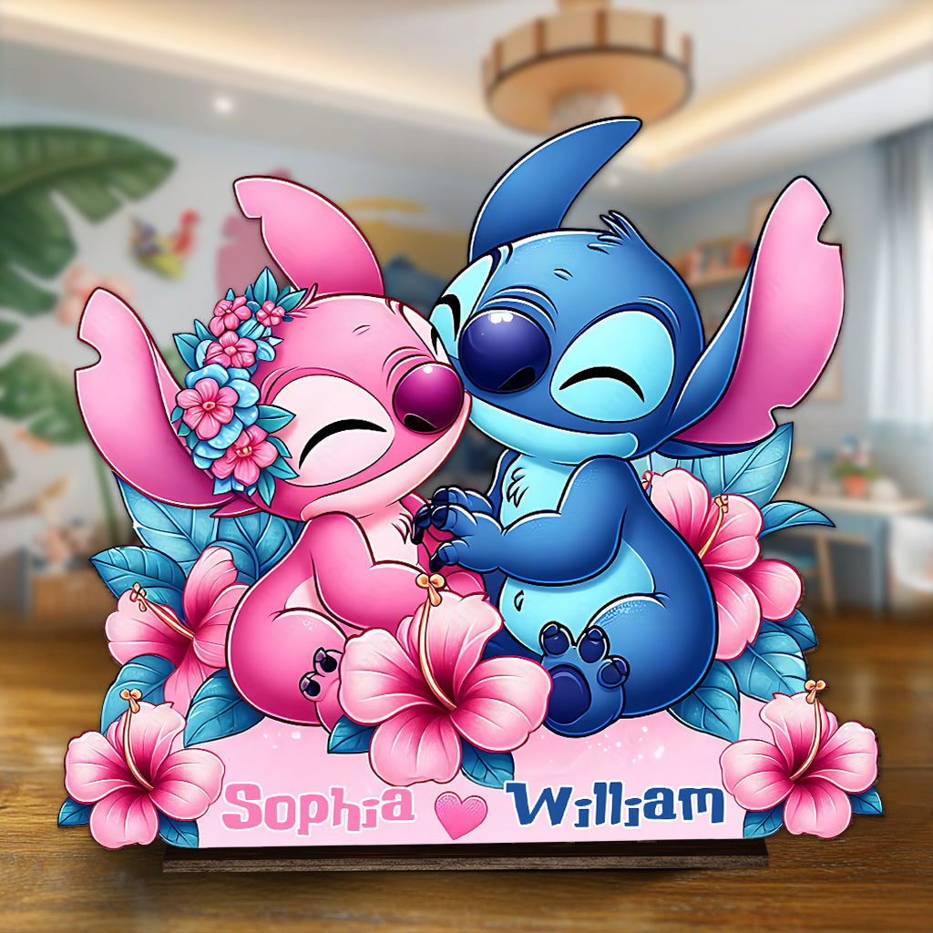 Personalized Freestanding Ohana Decor Gift for Family 1 Layered Big Freestanding GradoCreations