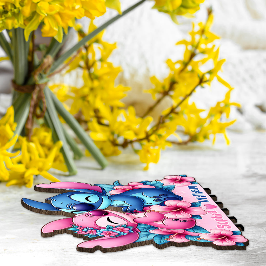 Personalized Freestanding Ohana Decor Gift for Family 1 Layered Big Freestanding GradoCreations
