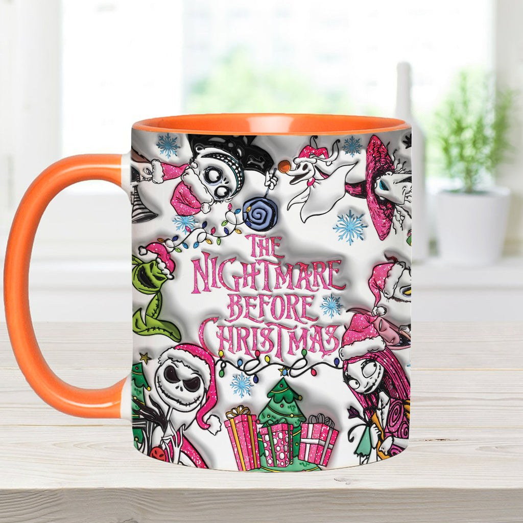 Personalized Nightmare Before Christmas Accent Mug Gift Accent Mug GradoCreations