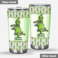 Personalized Grinch Tumbler Custom Name Gift for Christmas Tumbler GradoCreations