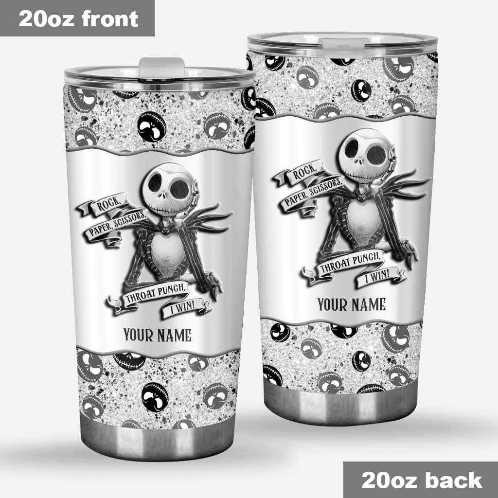 Personalized Nightmare Tumbler with Custom Name Gift for Halloween Tumbler GradoCreations