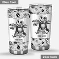 Personalized Nightmare Tumbler with Custom Name Gift for Halloween Tumbler GradoCreations