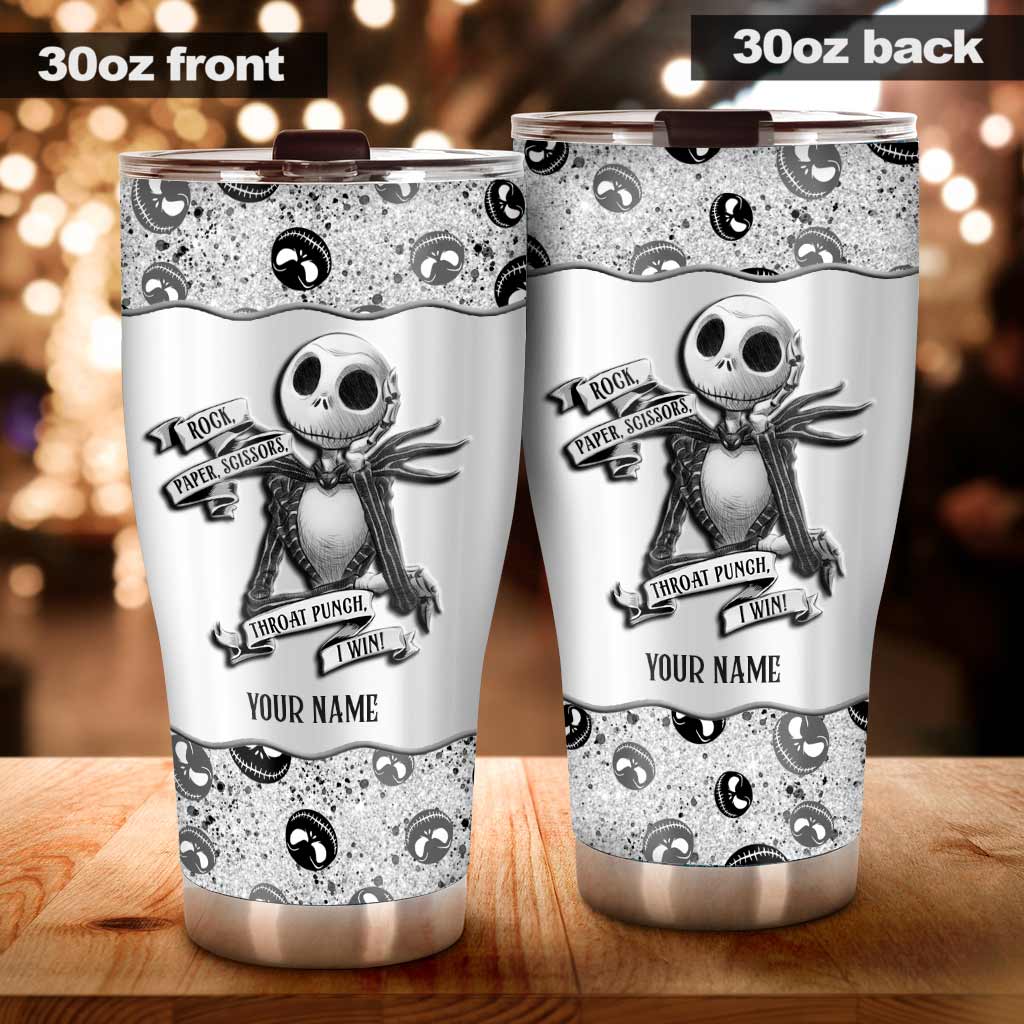 Personalized Nightmare Tumbler with Custom Name Gift for Halloween Tumbler GradoCreations