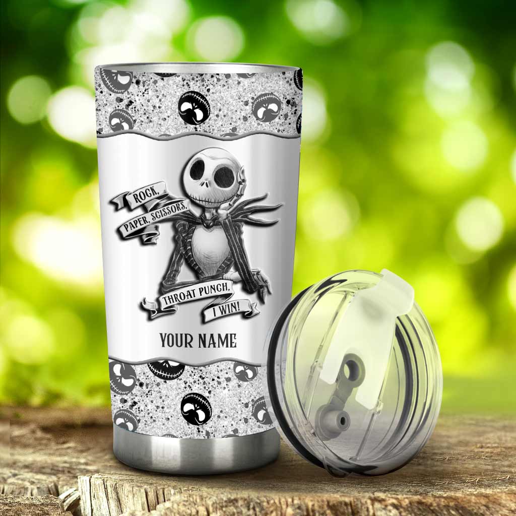 Personalized Nightmare Tumbler with Custom Name Gift for Halloween Tumbler GradoCreations