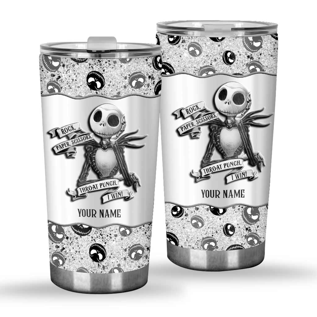 Personalized Nightmare Tumbler with Custom Name Gift for Halloween Tumbler GradoCreations