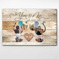 Personalized Engagement Mouse Poster Custom Name Gift for Couple Canvas and Poster GradoCreations