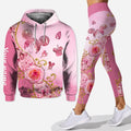 Personalized Pink Mouse Hoodie & Leggings Set Custom Name Gift Hoodie & Leggings GradoCreations