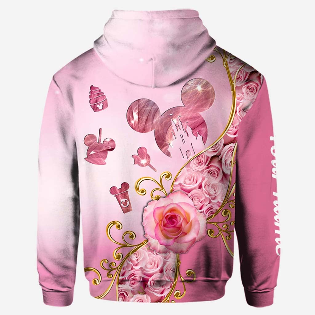 Personalized Pink Mouse Hoodie & Leggings Set Custom Name Gift Hoodie & Leggings GradoCreations