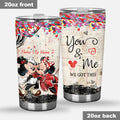 Personalized Couple Tumbler Custom Name Drinkware Gift Tumbler GradoCreations