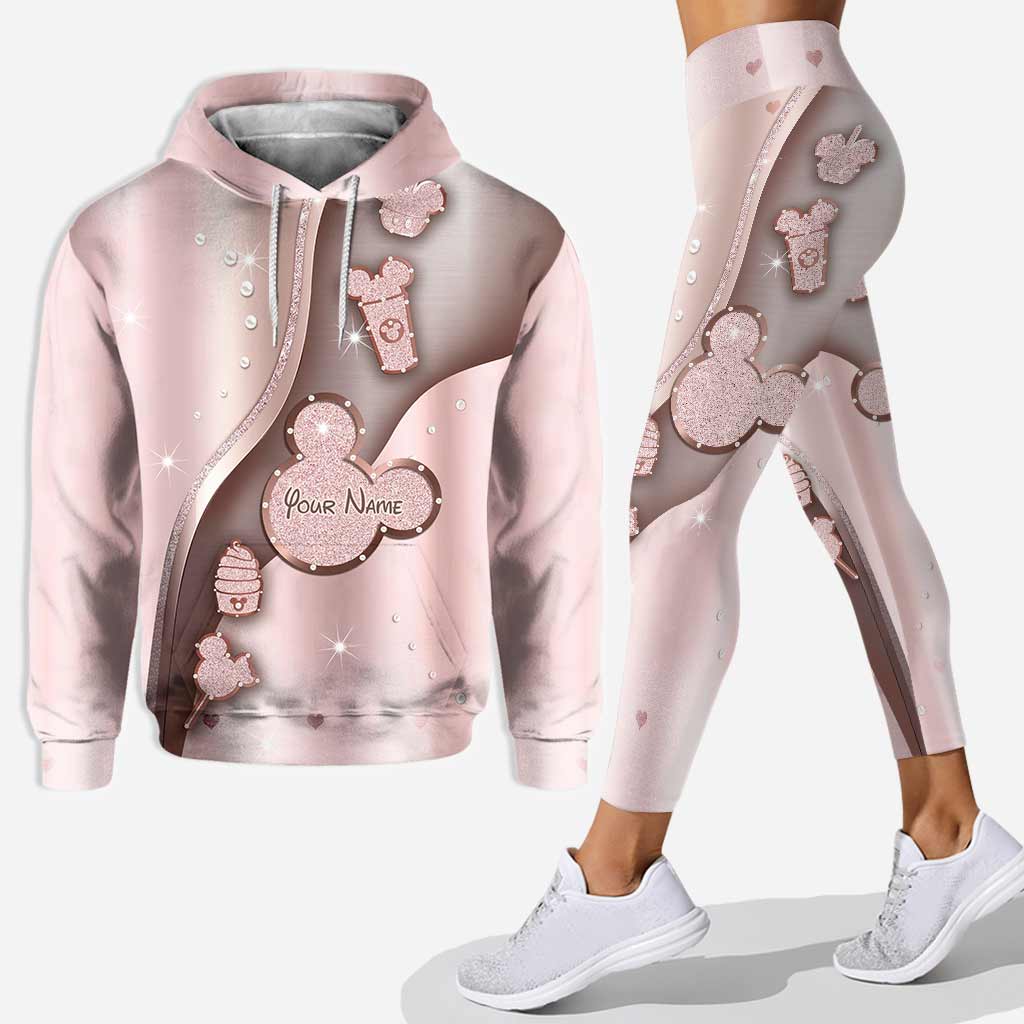 Personalized Mouse Hoodie and Leggings Custom Name Gift for Her Hoodie & Leggings GradoCreations