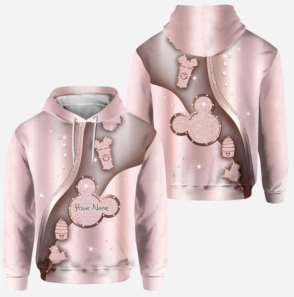 Personalized Mouse Hoodie and Leggings Custom Name Gift for Her Hoodie & Leggings GradoCreations