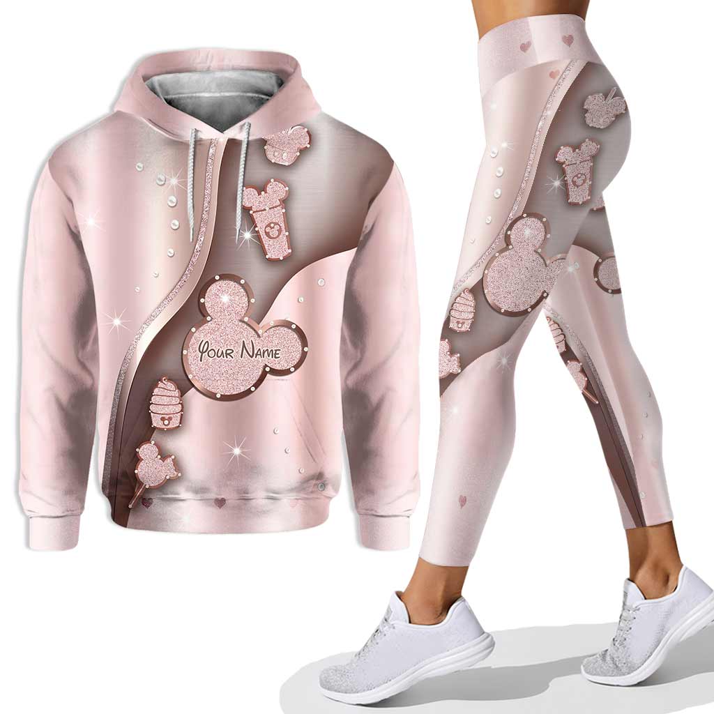 Personalized Mouse Hoodie and Leggings Custom Name Gift for Her Hoodie & Leggings GradoCreations