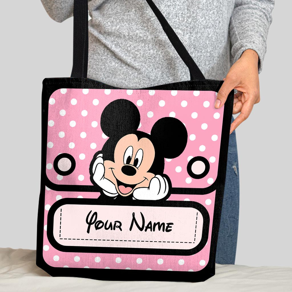 Personalized Mickey Mouse Tote Bag with Custom Name for Kids Tote Bag GradoCreations