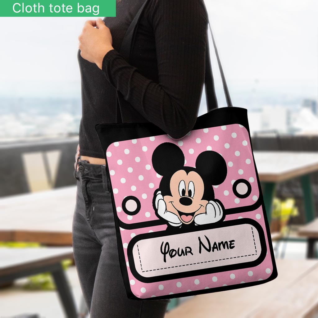 Personalized Mickey Mouse Tote Bag with Custom Name for Kids Tote Bag GradoCreations