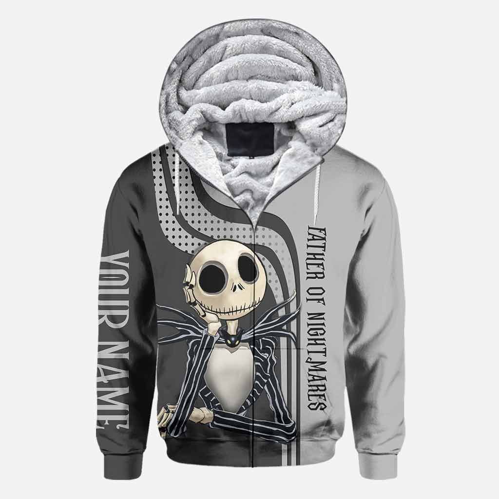 Personalized Father of Nightmares Hoodie Custom Name Gift for Dad All Over Shirt GradoCreations