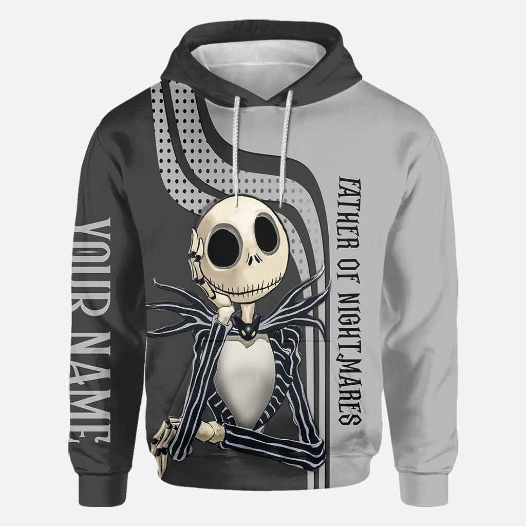 Personalized Father of Nightmares Hoodie Custom Name Gift for Dad All Over Shirt GradoCreations