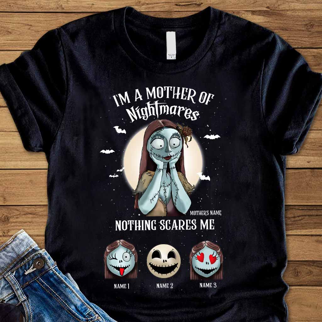 Personalized Nightmare T-shirt Hoodie for Mom Custom Name Gift T-shirt & Hoodie GradoCreations