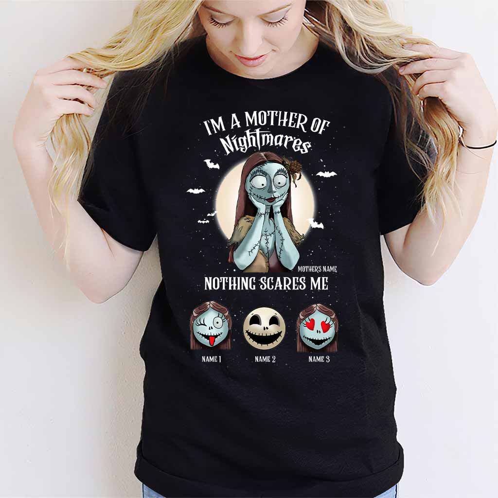 Personalized Nightmare T-shirt Hoodie for Mom Custom Name Gift T-shirt & Hoodie GradoCreations