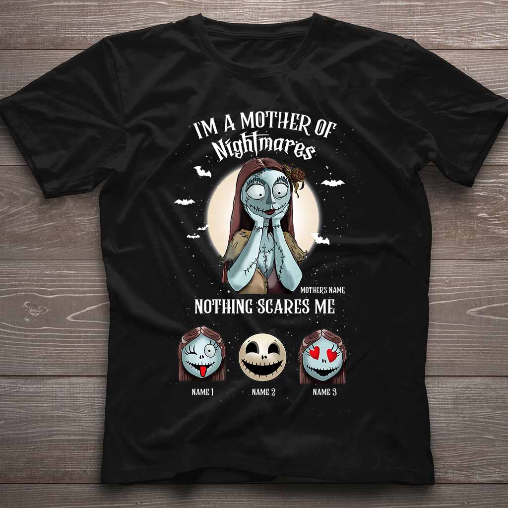 Personalized Nightmare T-shirt Hoodie for Mom Custom Name Gift T-shirt & Hoodie GradoCreations
