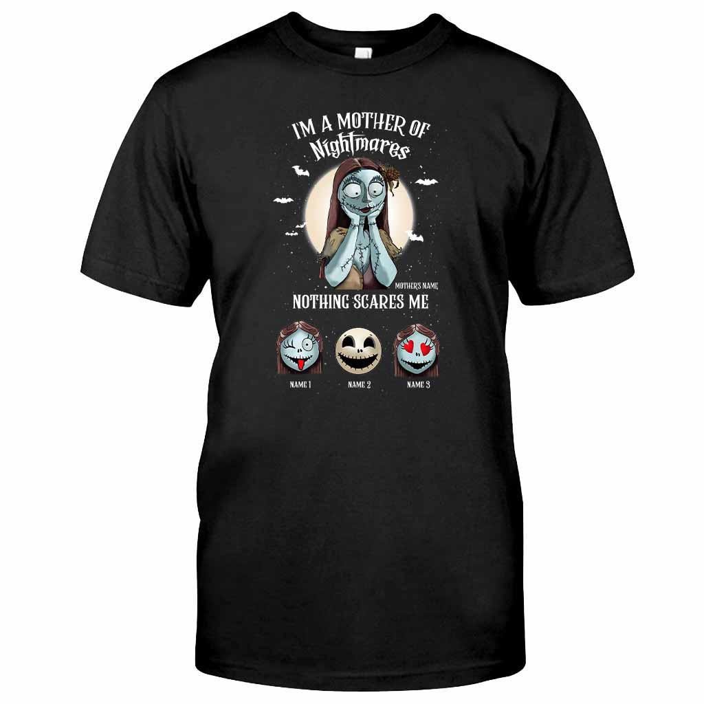 Personalized Nightmare T-shirt Hoodie for Mom Custom Name Gift T-shirt & Hoodie GradoCreations