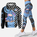 Personalized Eeyore Mouse Hoodie and Leggings Set for Kids Hoodie & Leggings GradoCreations