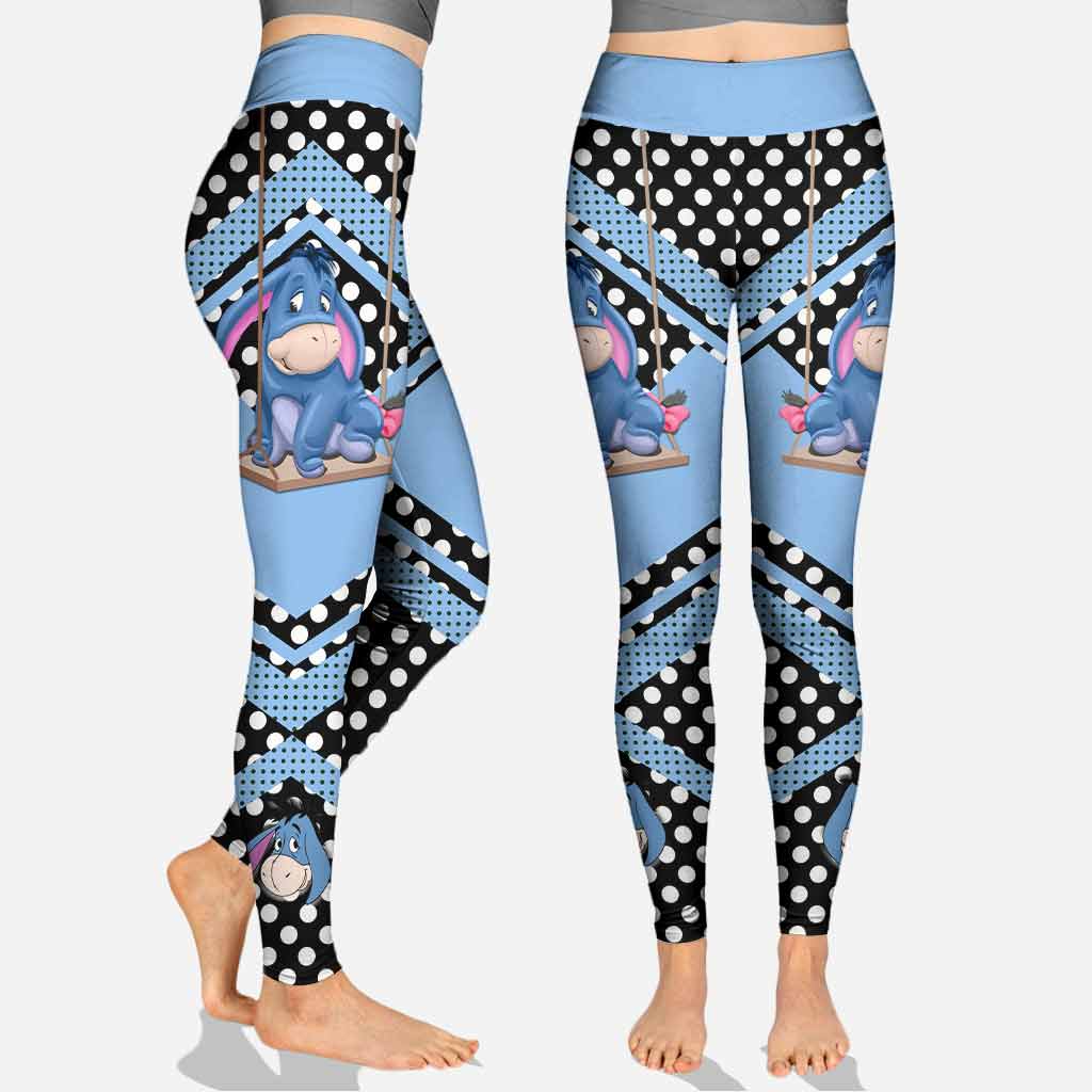 Personalized Eeyore Mouse Hoodie and Leggings Set for Kids Hoodie & Leggings GradoCreations