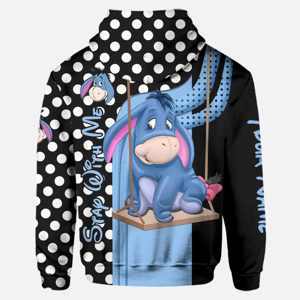 Personalized Eeyore Mouse Hoodie and Leggings Set for Kids Hoodie & Leggings GradoCreations
