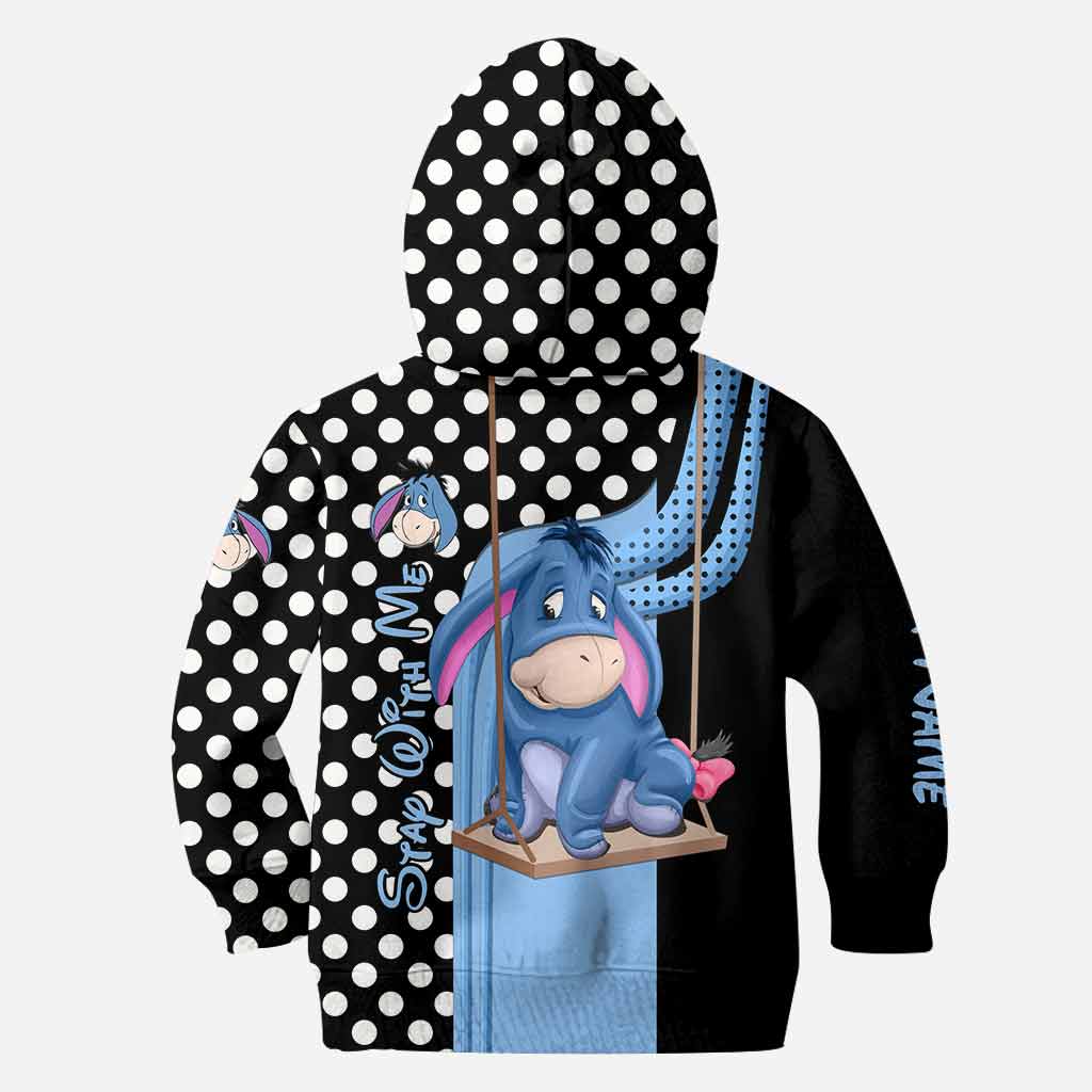 Personalized Eeyore Mouse Hoodie and Leggings Set for Kids Hoodie & Leggings GradoCreations