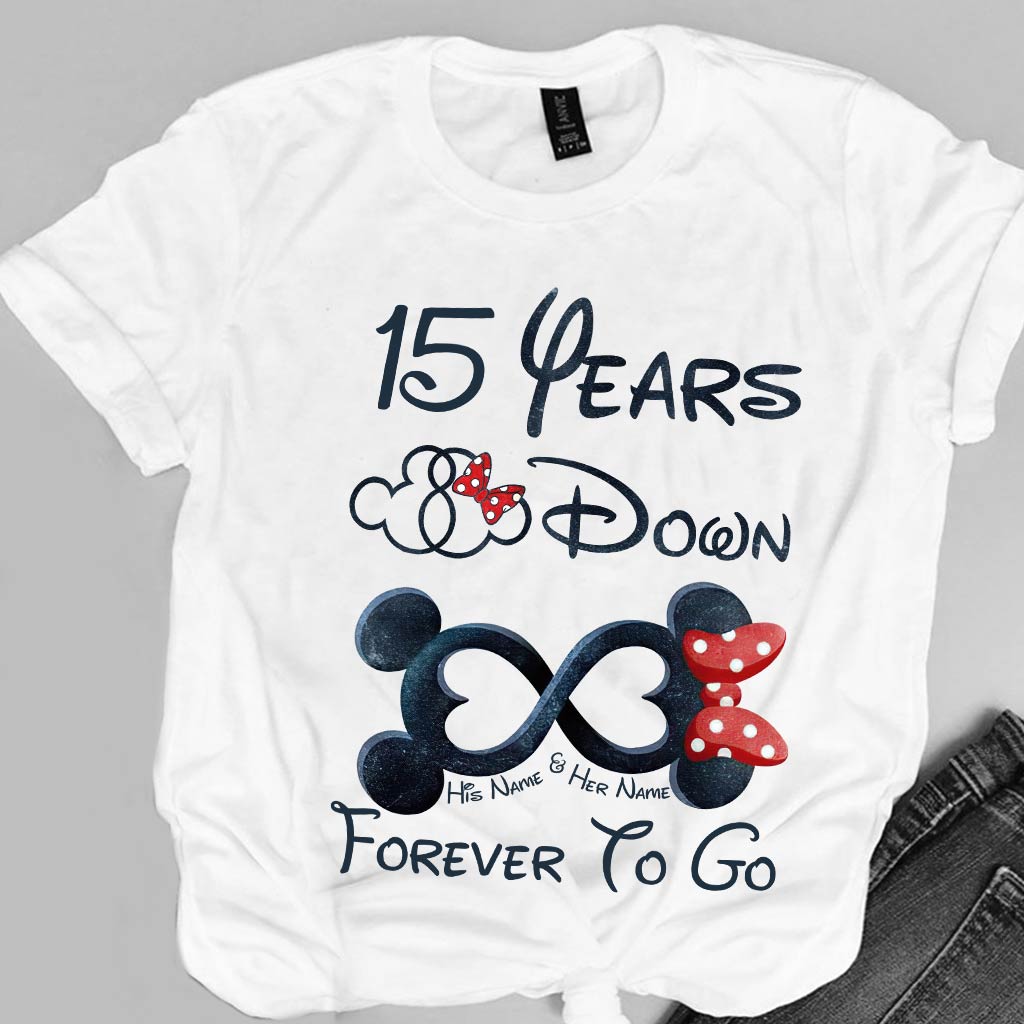 Personalized Forever To Go Mouse T-shirt & Hoodie Gift for Couples T-shirt & Hoodie GradoCreations