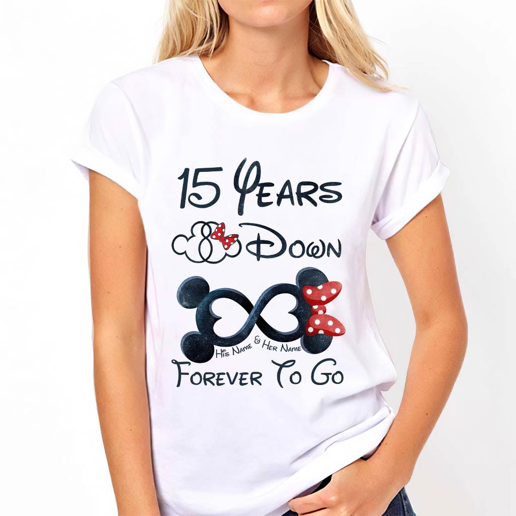 Personalized Forever To Go Mouse T-shirt & Hoodie Gift for Couples T-shirt & Hoodie GradoCreations
