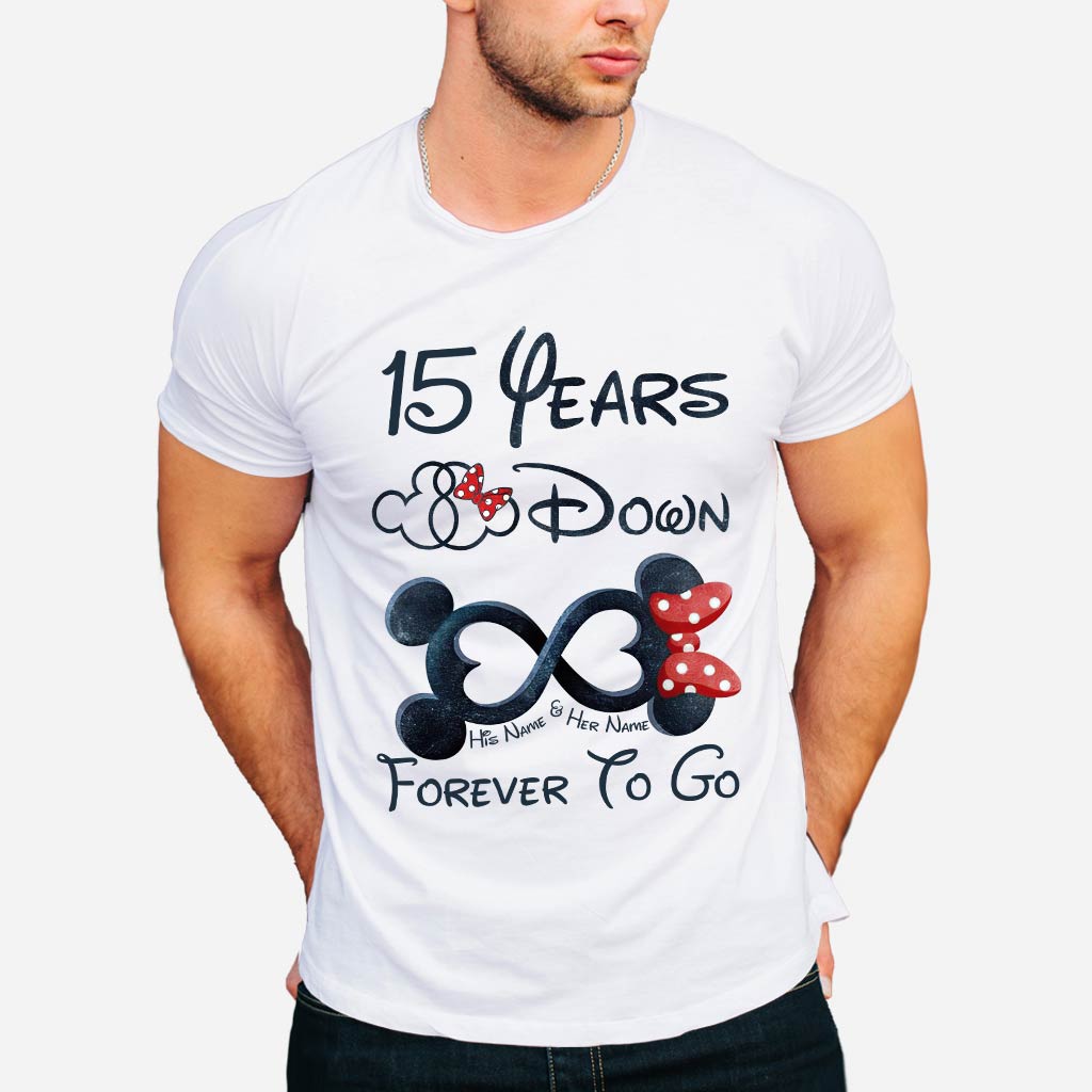 Personalized Forever To Go Mouse T-shirt & Hoodie Gift for Couples T-shirt & Hoodie GradoCreations