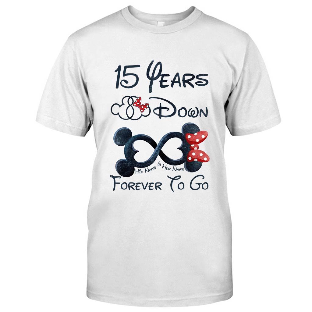 Personalized Forever To Go Mouse T-shirt & Hoodie Gift for Couples T-shirt & Hoodie GradoCreations