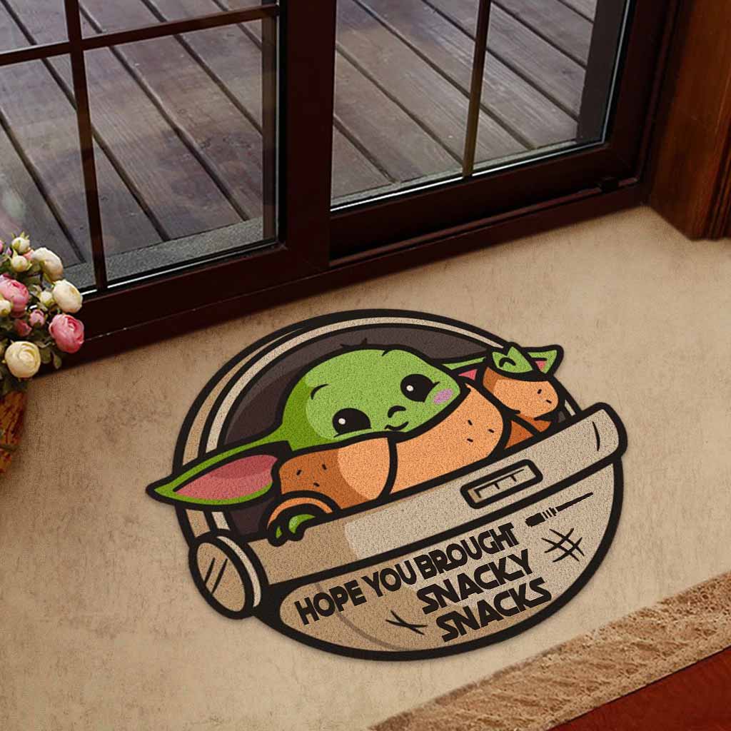 Funny Snacky Snacks Shaped Doormat | Cute Decor for Home Shaped Doormat GradoCreations