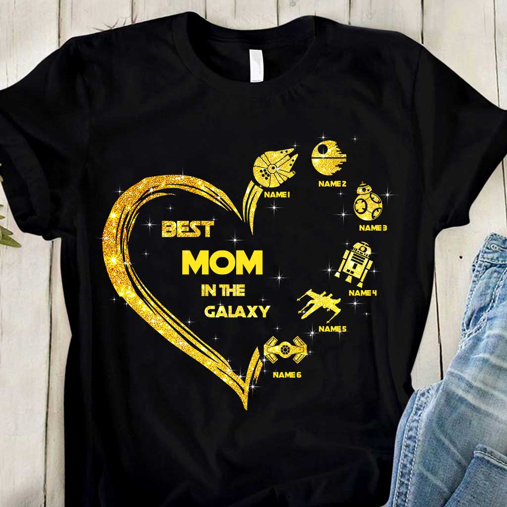 Personalized Best Mom in the Galaxy T-shirt & Hoodie Gift T-shirt & Hoodie GradoCreations